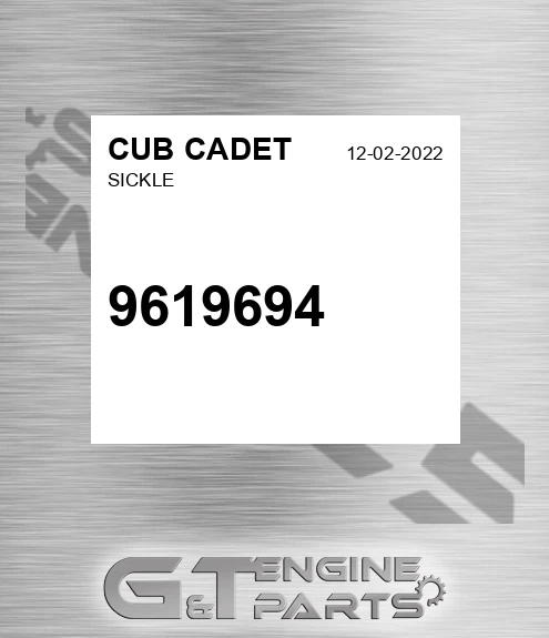 9619694 Sickle for CUB CADET