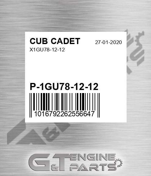 P-1GU78-12-12 X1gu78-12-12