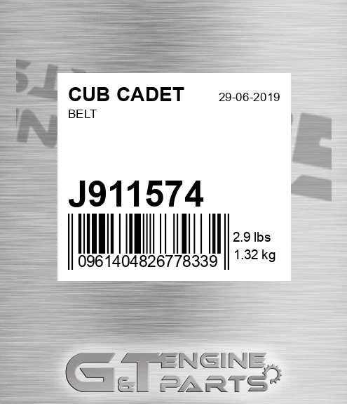 J911574 Belt