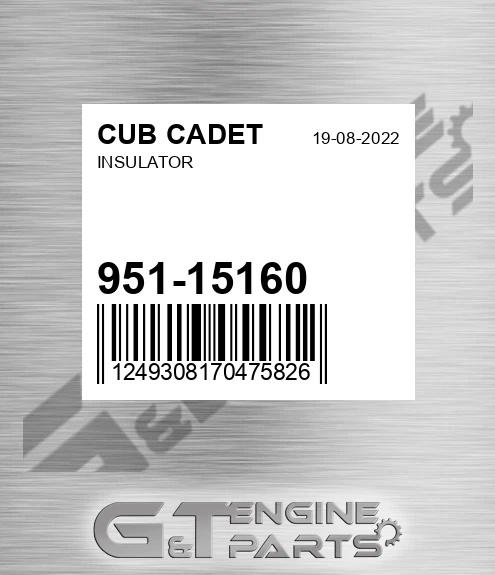 951-15160 Insulator for CUB CADET