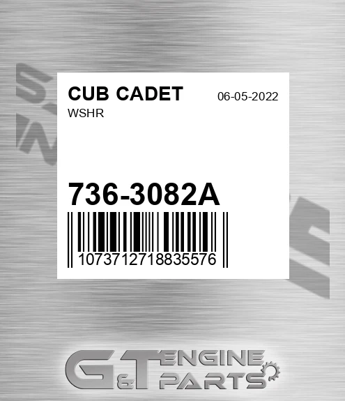 736-3082A Wshr for CUB CADET
