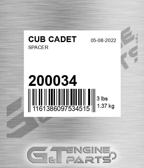 200034 Spacer