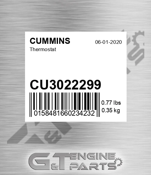 CU3022299 Thermostat