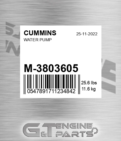 M-3803605 Water Pump