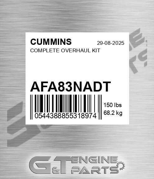 AFA-8.3NADT Complete Overhaul Kit for CUMMINS