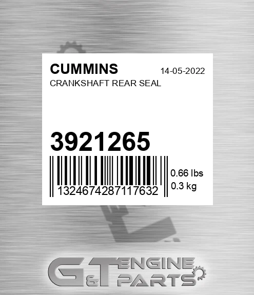 3921265 CUMMINS Crankshaft Rear Seal