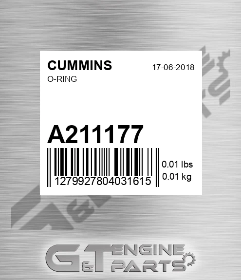 A211177 O-ring