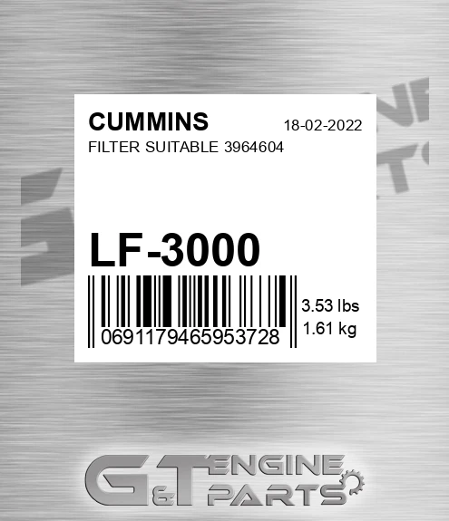 LF-3000 Filter Suitable 3964604