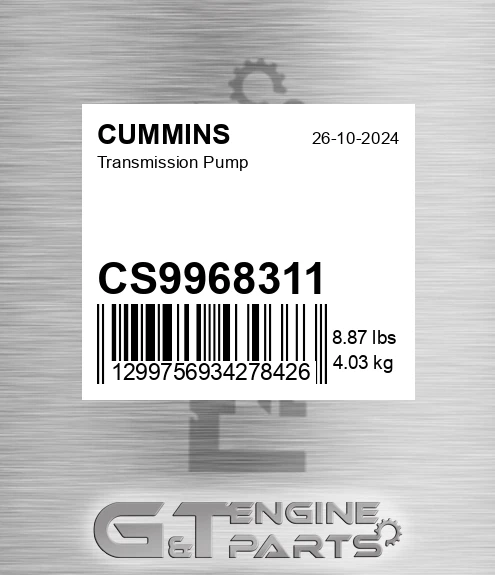 CS9968311 Transmission Pump
