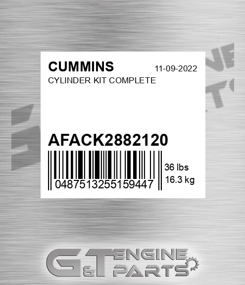 AFA-CK2882120 Cylinder Kit Complete for CUMMINS