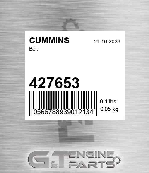 427653 Belt for CUMMINS
