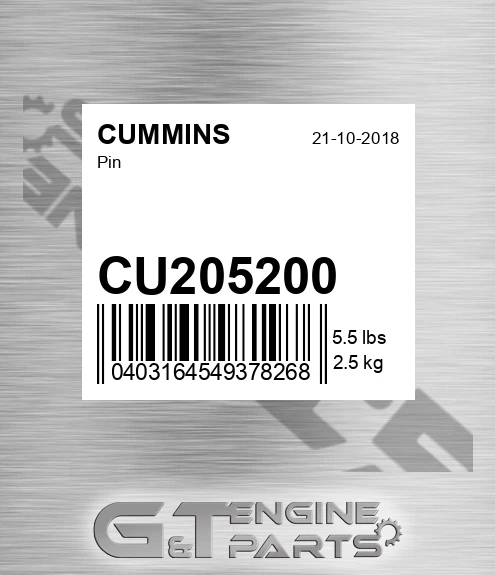 CU205200 Pin