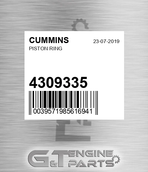 4309335 CUMMINS Piston Ring
