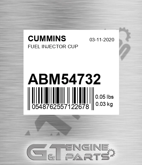 ABM54732 Fuel Injector Cup