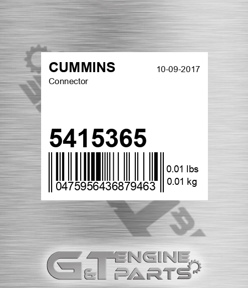 5415365 Connector for CUMMINS