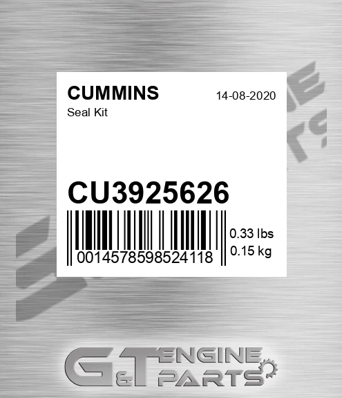 CU3925626 Seal Kit for CUMMINS
