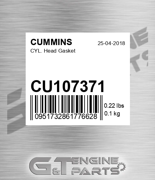 CU107371 CUMMINS Cyl. Head Gasket