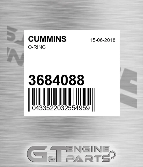 3684088 CUMMINS O-ring