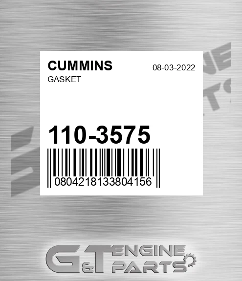 110-3575 Gasket for CUMMINS