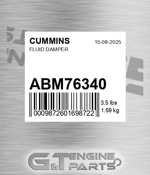 ABM76340 Fluid Damper