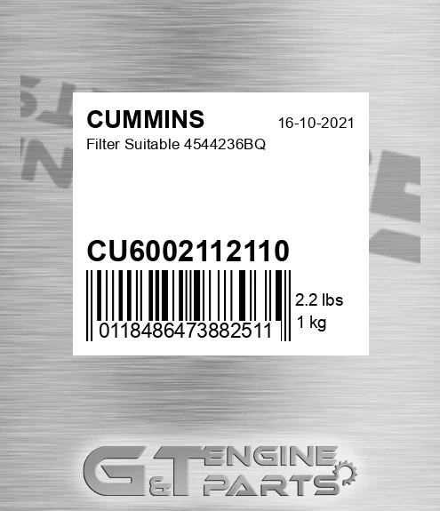 CU6002112110 Filter Suitable 4544236bq