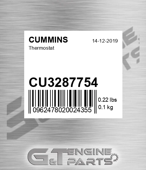 CU3287754 CUMMINS Thermostat