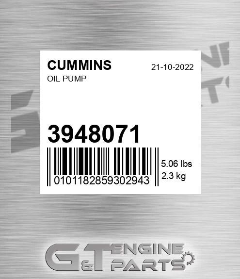 3948071 CUMMINS Oil Pump