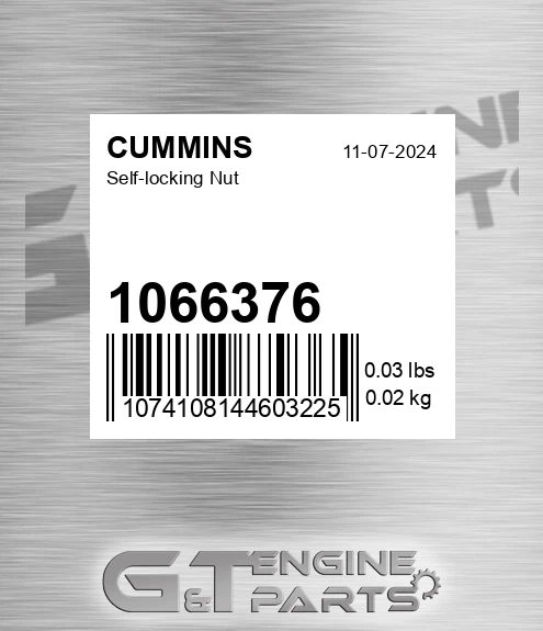 1066376 Self-locking Nut for CUMMINS