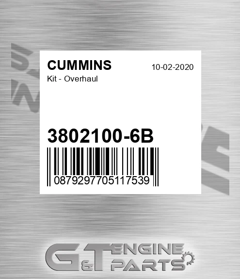 3802100-6B Kit - Overhaul for CUMMINS