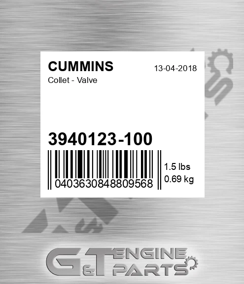 3940123-100 Collet - Valve for CUMMINS
