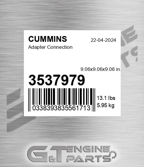 3537979 CUMMINS Adapter Connection