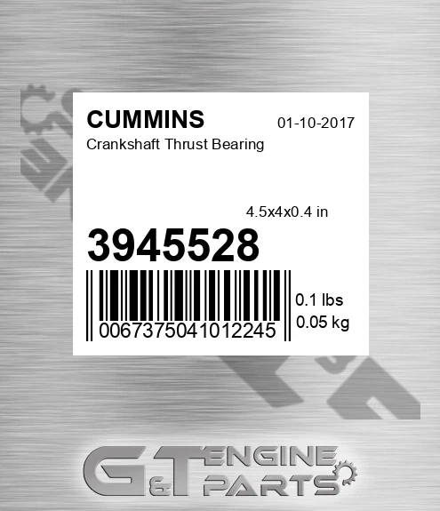 3945528 Crankshaft Thrust Bearing