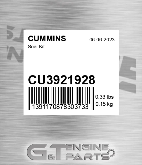 CU3921928 Seal Kit for CUMMINS