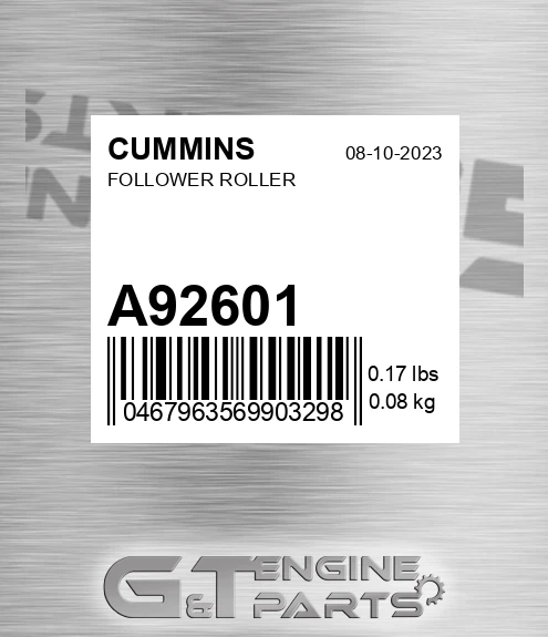 A9260-1 CUMMINS Follower Roller