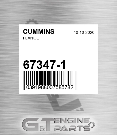 67347-1 CUMMINS Flange