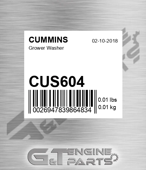 CUS604 Grower Washer