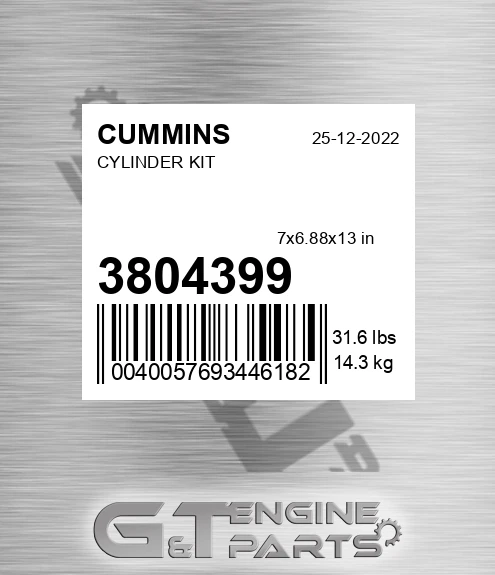 3804399 CUMMINS Cylinder Kit