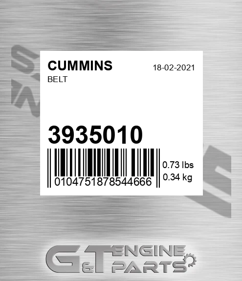 3935010 Belt for CUMMINS