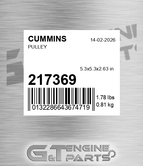 217369 Pulley