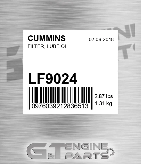 LF9024 CUMMINS Filter, Lube Oi