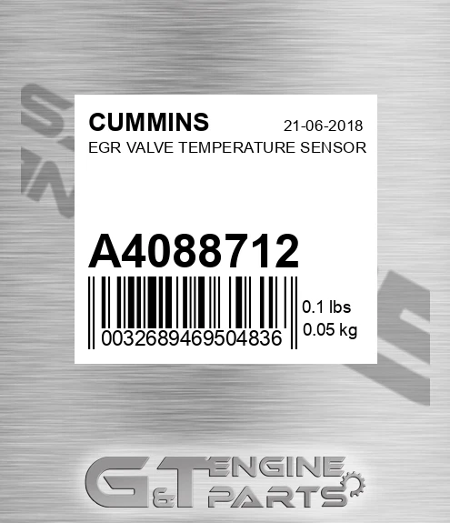 A4088712 Egr Valve Temperature Sensor