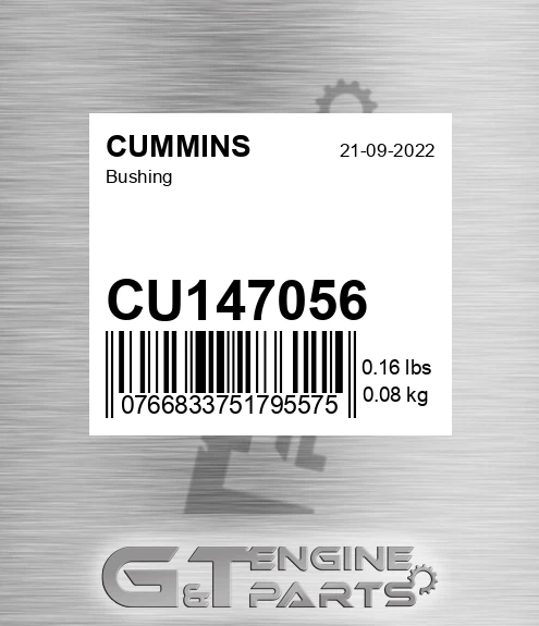CU147056 Bushing for CUMMINS