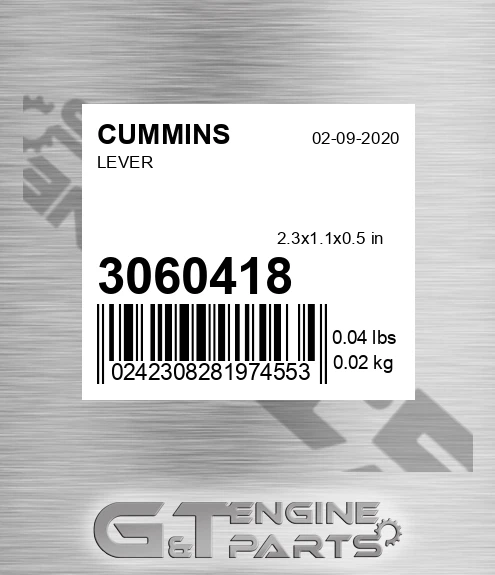 3060418 CUMMINS Lever