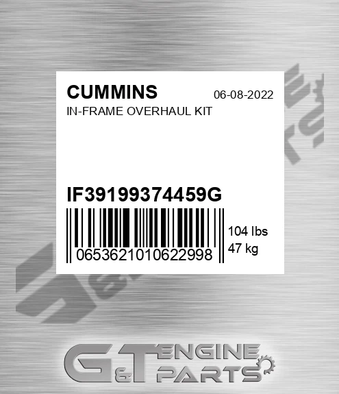 IF3919937-4459G In-frame Overhaul Kit for CUMMINS