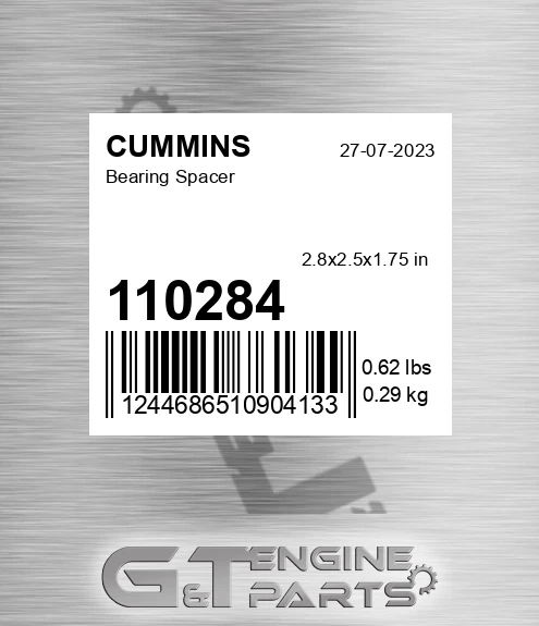 110284 Bearing Spacer