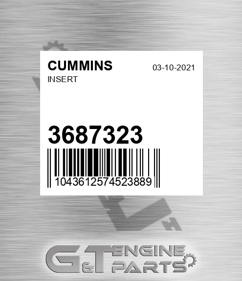 3687323 CUMMINS Insert