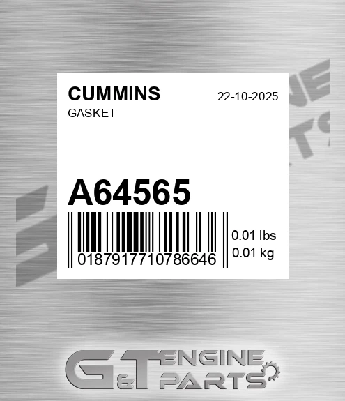 A64565 Gasket for CUMMINS