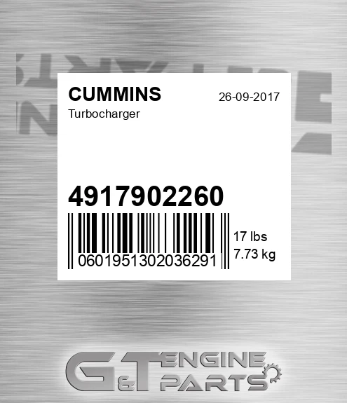4917902260 Turbocharger