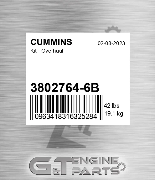 3802764-6B Kit - Overhaul for CUMMINS