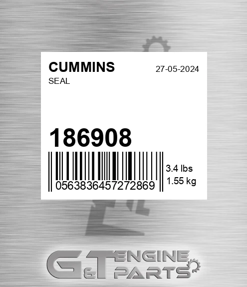 186908 Seal for CUMMINS